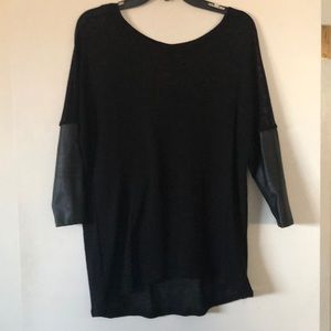 Dressy knit long sleeve